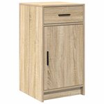 vidaXL Table de Toilette Marron 50 x 41 x 135 cm Bois d'ingénierie