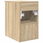 vidaXL Meuble de Salle de Bain In-between Chêne Sonoma 30 x 35 x 50 cm