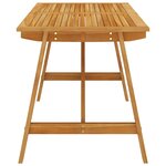vidaXL Mobilier de salle à manger de jardin 7 Pièces Bois d'acacia solide