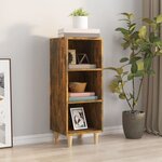 vidaXL Buffet Chêne fumé 34 5x32 5x90 cm Bois d'ingénierie
