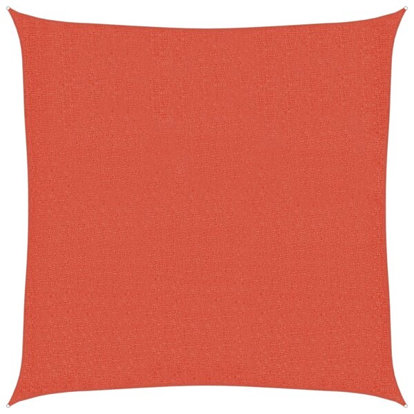 vidaXL Voile d'ombrage 160 g/m² carré terre cuite 2 5x2 5 m PEHD