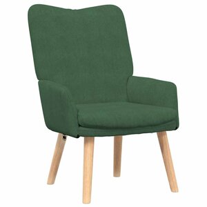 vidaXL Fauteuil relaxant Vert jungle 63 x 67 x 94 cm tissu