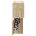 vidaXL Porte-manteau mural Chêne sonoma 100 x 12 x 43 5 cm