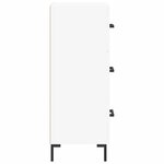 vidaXL Buffet blanc 34 5x34x90 cm bois d'ingénierie
