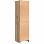 vidaXL Armoire avec étagère chêne artisanal Bois d'ingénierie