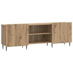 vidaXL Meuble TV Chêne artisanal 150 x 31 x 52 cm Bois d'ingénierie