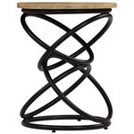 vidaXL Table d'appoint Bois de manguier solide 40x50 cm