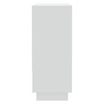 vidaXL Buffet Blanc 97x31x75 cm Bois d'ingénierie