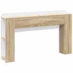 vidaXL Cabinet de Tête de Lit avec stockage Sonoma Bois d'ingénierie