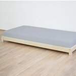 Lit simple TEENY 90 x 160 naturel