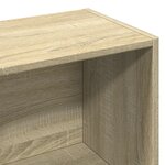 vidaXL Bibliothèque chêne sonoma 57x28 5x107 5 cm bois d'ingénierie