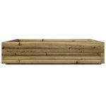 vidaXL Jardinière 110x110x26 5 cm bois de pin imprégné