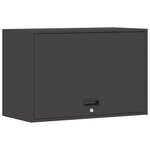vidaXL Armoire murale pour garage Noir 80 x 40 x 53 cm