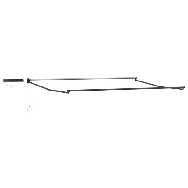 vidaXL Cadre de store rétractable électrique Anthracite 4 x 2 m