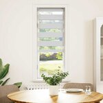 vidaXL Store zèbre blanc 50x100 cm largeur du tissu 45 9 cm polyester