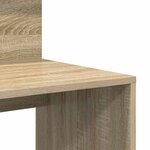 vidaXL Bureau avec rangement Chêne sonoma 90 x 48 x 101 5 cm