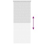 vidaXL Store roulant de douche 100x240 cm Étoile de mer