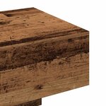 vidaXL Table basse vieux bois 100x49 5x31 cm bois d'ingénierie