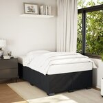 vidaXL Cadre de lit sans matelas noir 120x200 cm velours