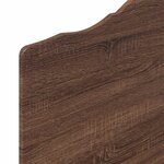 vidaXL Tête de lit Chêne brun 75 cm Bois d'ingénierie