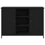 vidaXL Buffet Chêne noir 100 x 35 x 70 cm Bois d'ingénierie