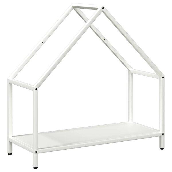 vidaXL Portant de bois chauffage blanc 60x25x60 cm