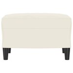 vidaXL Repose-pied Crème 60x50x41 cm Velours