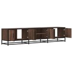 vidaXL Meuble TV chêne marron 180x35x41 cm bois d'ingénierie