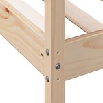 vidaXL Lit de jour sans matelas 80x200 cm bois de pin massif