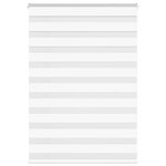 vidaXL Store zèbre blanc 95x100 cm largeur du tissu 90 9 cm polyester