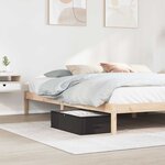 vidaXL Boîte de rangement avec fenêtre transparente Anthracite