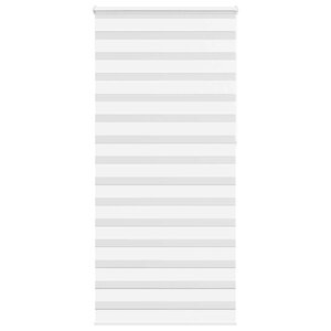 vidaXL Store zèbre blanc 95x230 cm largeur du tissu 90 9 cm polyester