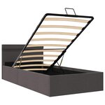 vidaXL Cadre de lit à rangement hydraulique sans matelas 100x200 cm