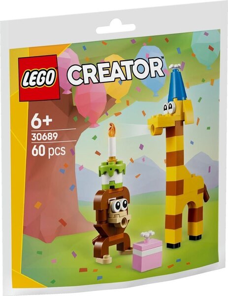 LEGO Creator - Ensemble Polybag des Animaux du Goûter d'Anniversaire 30689