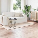 vidaXL Tapis de surface HUARTE Beige 150 x 80 cm Polyester