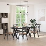 vidaXL Table de salle à manger / Table de repas NOAIN 160 cm