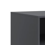 vidaXL Meubles TV 2 Pièces anthracite 67x39x44 cm acier