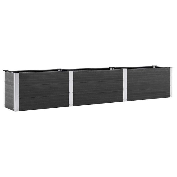 vidaXL Plate-forme surélevée de jardin 300x50x54 cm WPC Gris