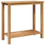 vidaXL Table basse Marron 85 x 35 x 75 cm Bois de teck solide