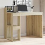 vidaXL Bureau chêne sonoma 103 5x56 5x94 cm bois d'ingénierie