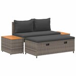 vidaXL Ensemble de canapés d'extérieur 4 -Seater 4 pc 55 x 30 x 39 cm