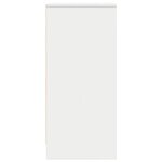 vidaXL Buffet blanc 29 5x34x76 cm bois d'ingénierie