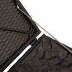 vidaXL Boîte à coussins avec stockage Noir 50 x 50 x 50 cm polyrotin