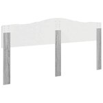 vidaXL Tête de lit Gris Sonoma 180 cm Bois d'ingénierie