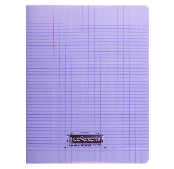 Cahier 8000 POLYPRO 24 x 32 cm 96 Pages 90g Violet CALLIGRAPHE