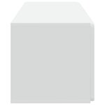 vidaXL Meuble TV mural Blanc 78 5 x 31 x 30 cm Bois d'ingénierie
