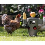 Beeztees Tour à nourriture pour poulets 30x30x32 5 cm Gris