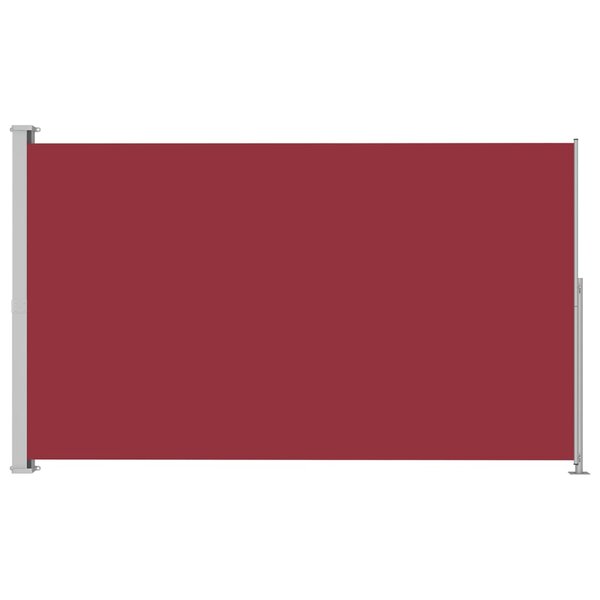 vidaXL Auvent latéral rétractable de patio 220x300 cm Rouge