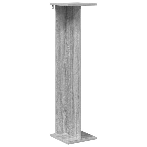 vidaXL Support de Plante Sonoma gris 25 x 25 5 x 100 5 cm