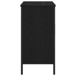 vidaXL Meuble sous-vasque de salle de bain Chêne noir 60 x 30 x 60 cm